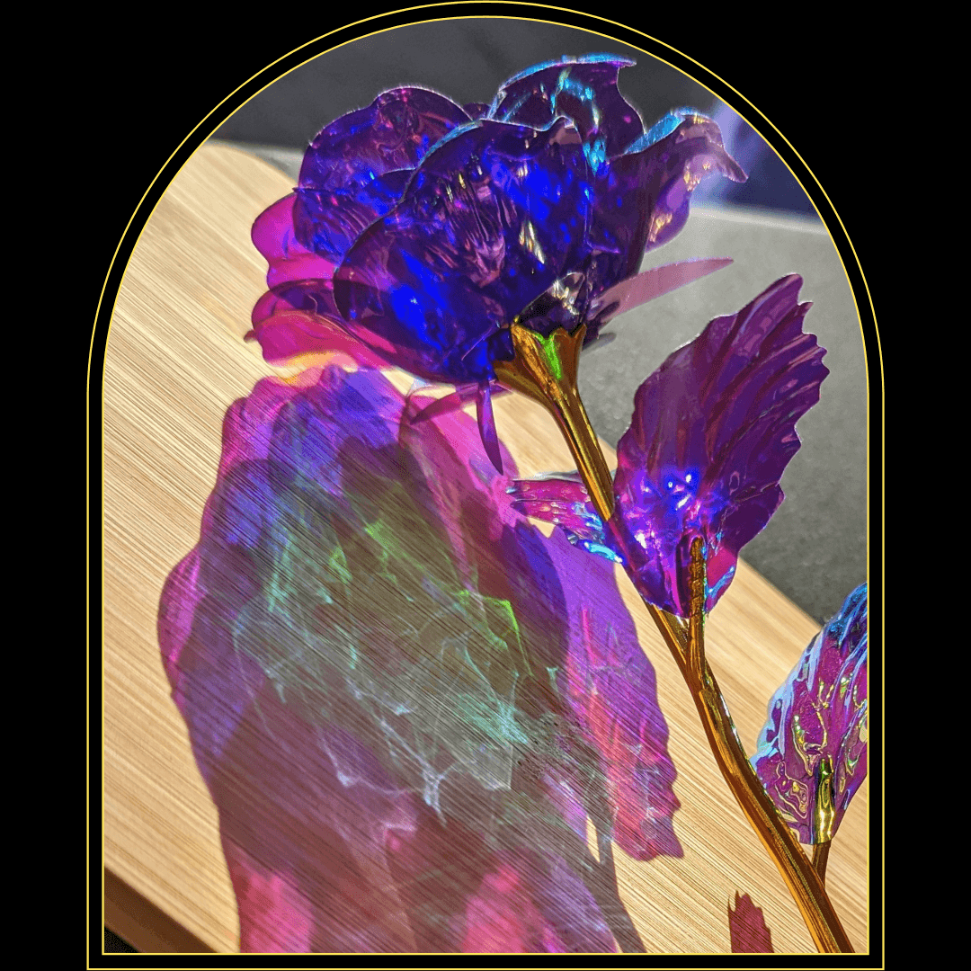 Galaxy roseGuaranteed to catch the eye and last forever. 10" in length and a perfect way to say "I love you"Witchin Waifu