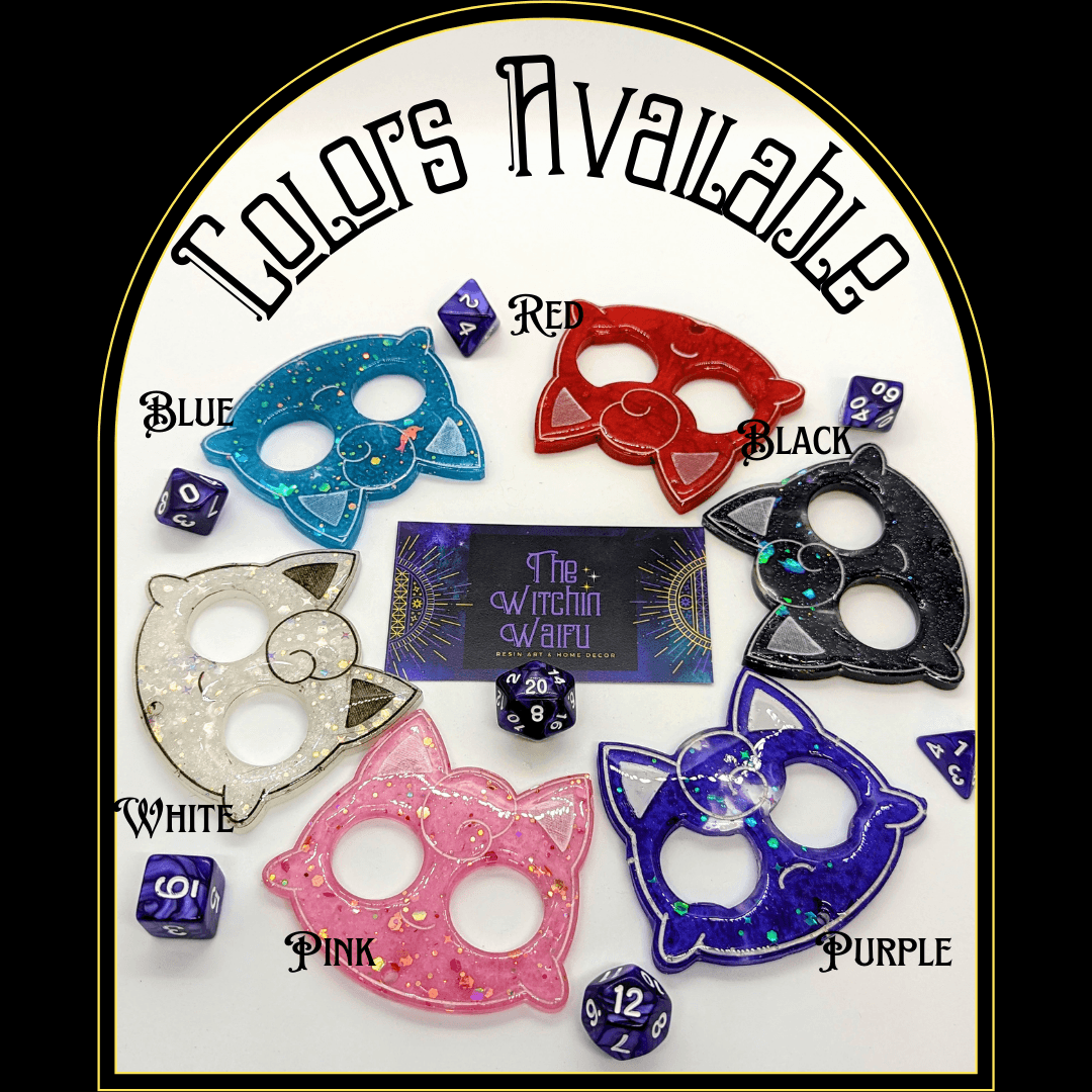 KuromiThis is a fully customizable item. Meaning you select the resin colors and puff colors.This item is custom crafted and will be 100% unique to you. The colors below aWitchin Waifu