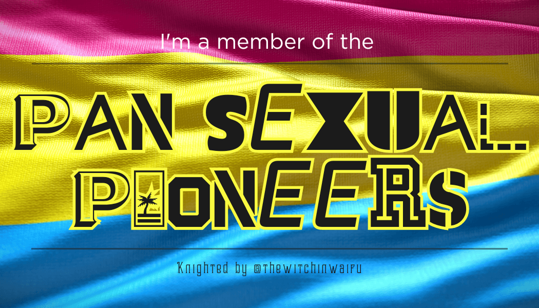 Pansexual Pioneers sticker
