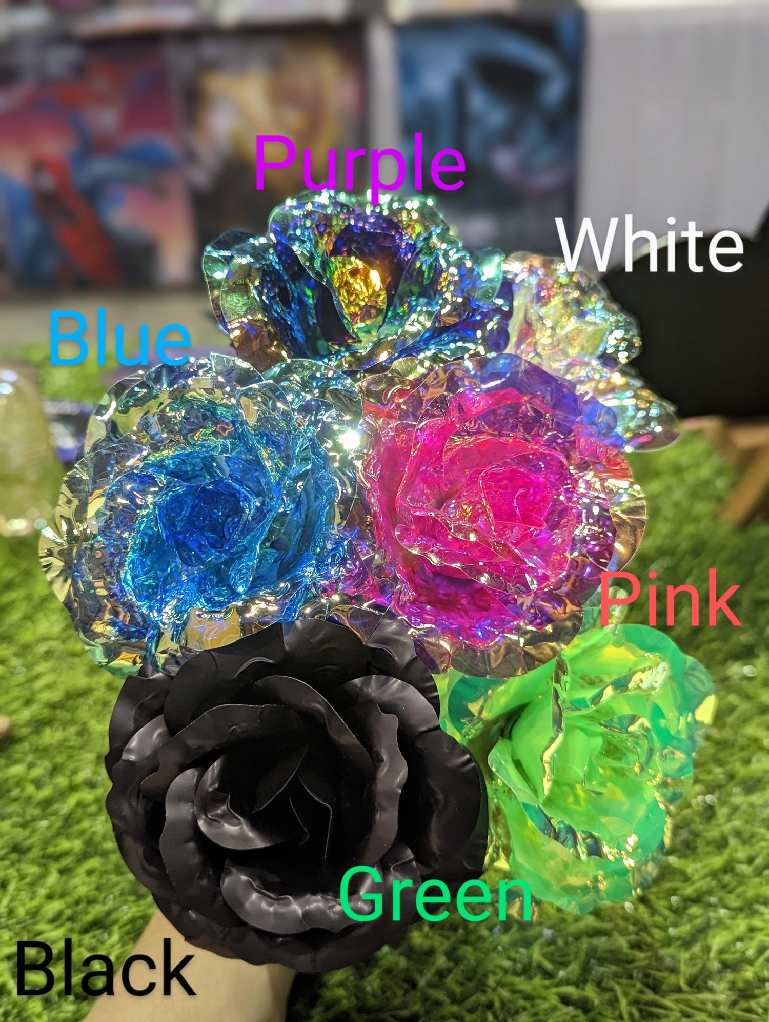 Galaxy roseGuaranteed to catch the eye and last forever. 10" in length and a perfect way to say "I love you"Witchin Waifu
