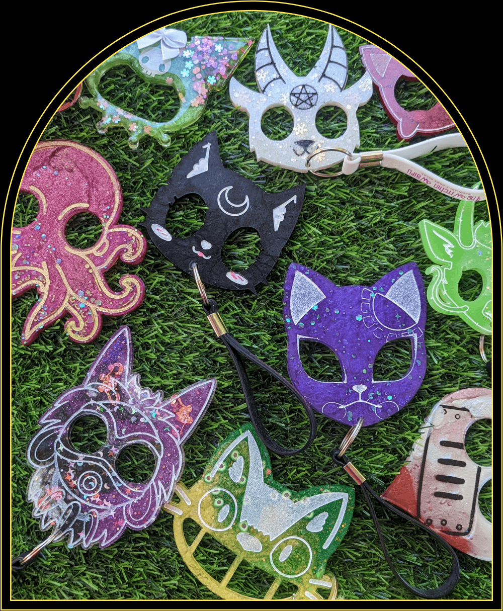 Goat Demon keychain