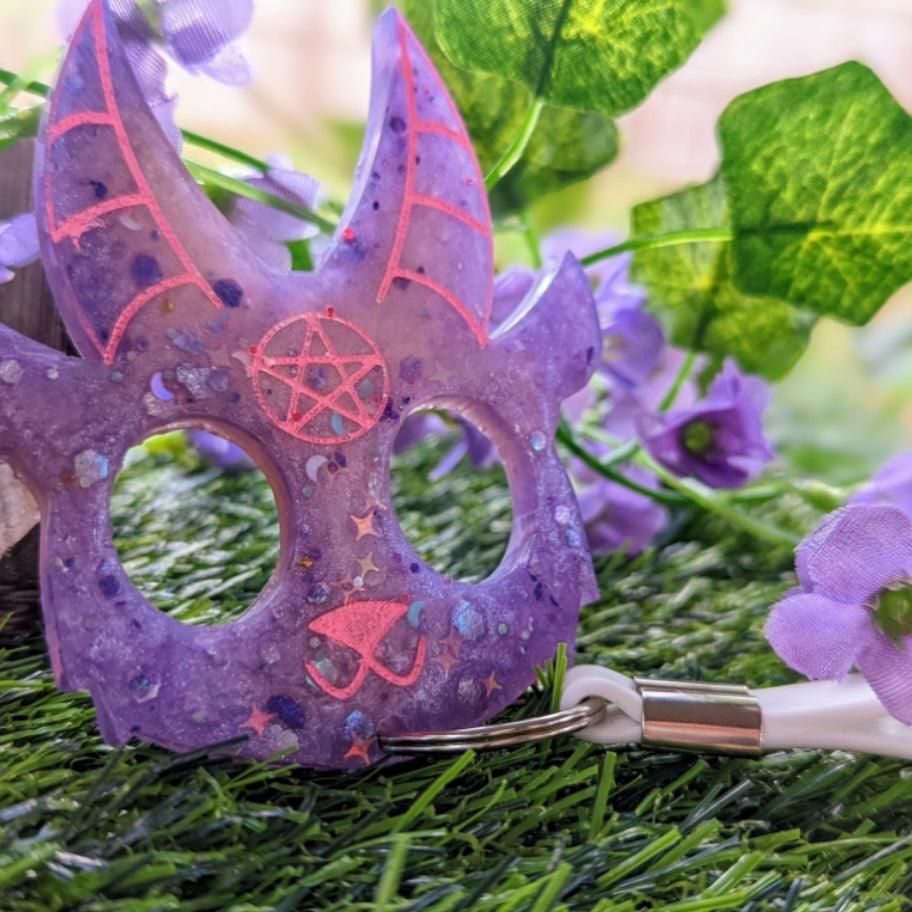 Goat Demon keychainThis is a fully customizable item. Meaning you select the resin colors and puff colors.This item is custom crafted and will be 100% unique to you. The colors below aWitchin Waifu