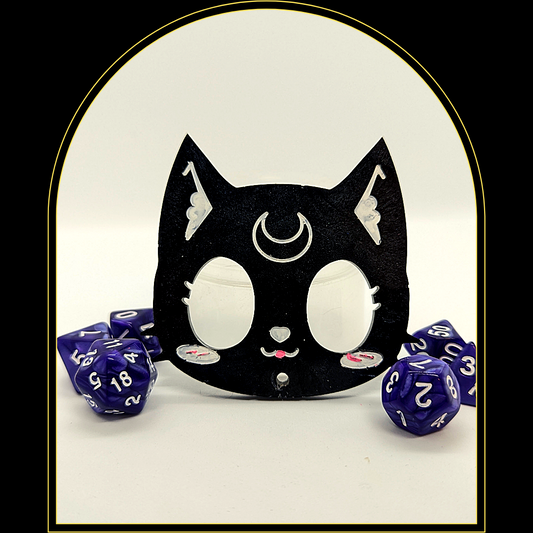 Lunar CatThis is a fully customizable item. Meaning you select the resin colors and puff colors.This item is custom crafted and will be 100% unique to you. The colors below aWitchin Waifu