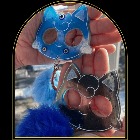 Happy/Angry JigglypuffThis is a fully customizable item. Meaning you select the resin colors and puff colors.This item is custom crafted and will be 100% unique to you. The colors below aWitchin Waifu