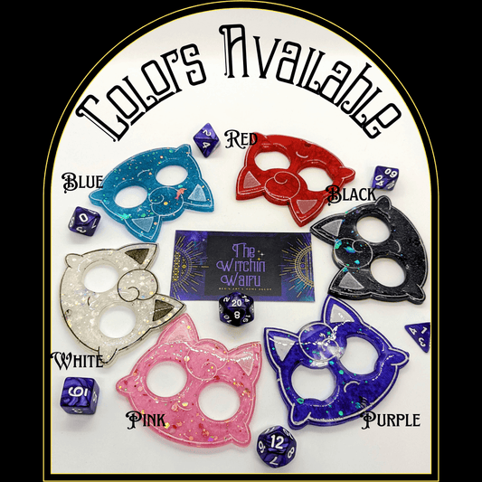 Dice Holder DaggerROLLIN! ROLLIN! ROLLIN ON THE RIVER! Or rather rolling at your DM table... with these custom ordered dice holder daggers. This sharp stabby comes complete with balanWitchin Waifu