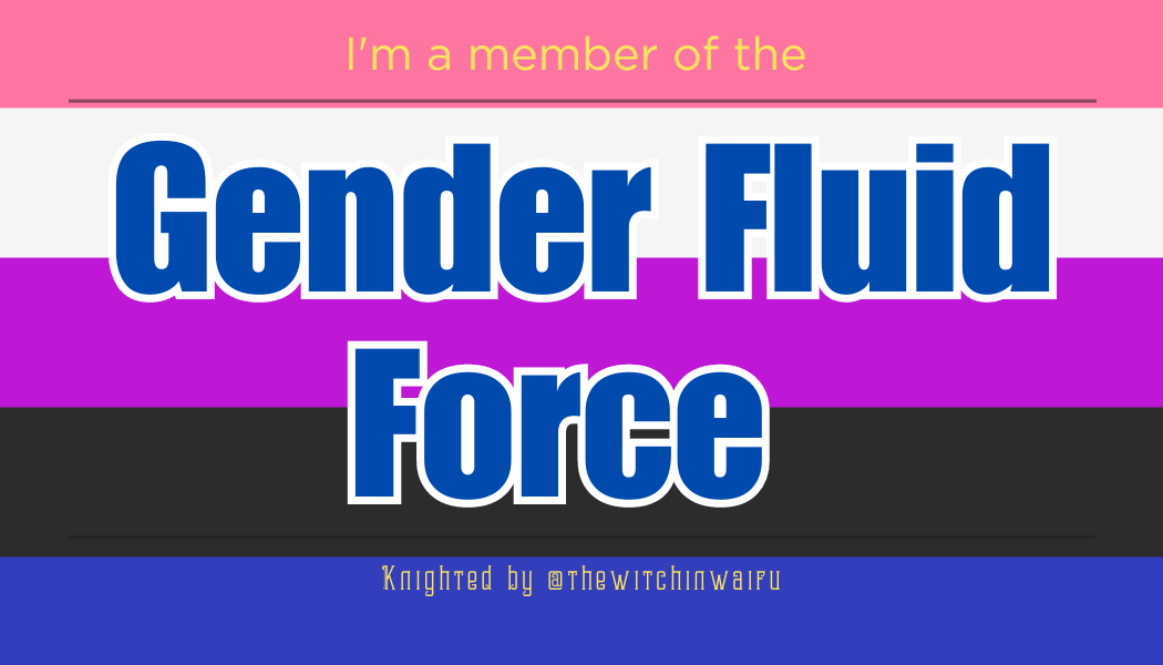 Gender Fluid Force sticker