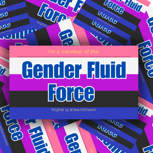 Gender Fluid Force sticker