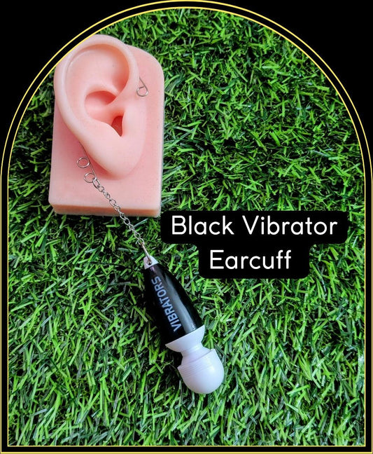 Functional Vibrator Steel Earcuff