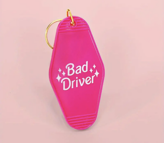 Bad Driver "Doll" Hotel keychain