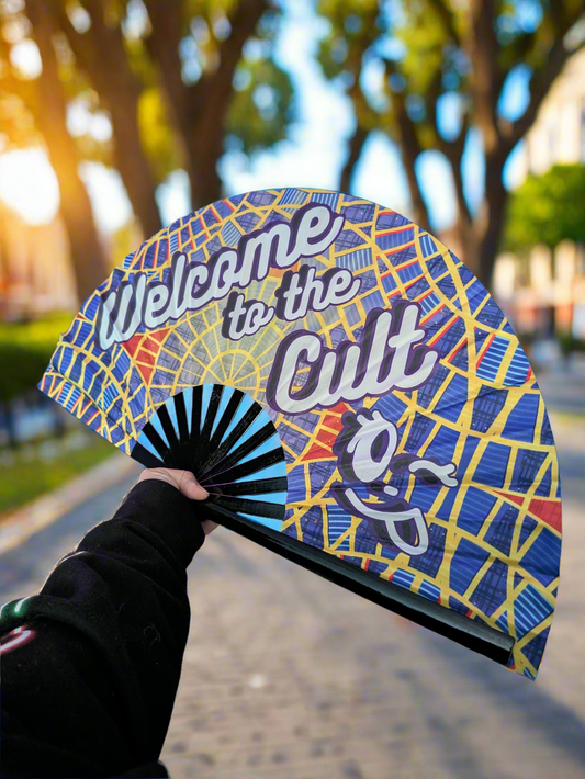 **Pre-order** Cult of the Carpet 13" hand fan