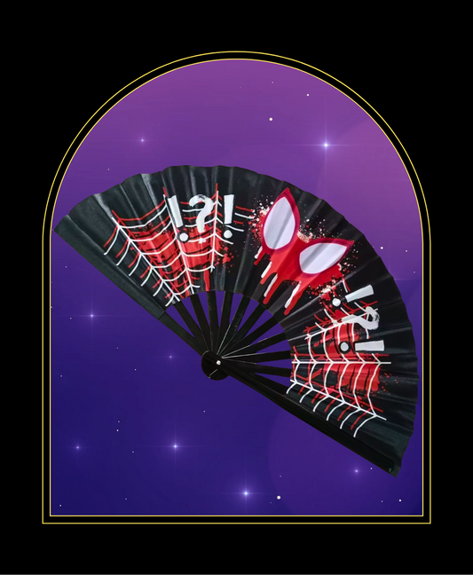 Miles Eyes Spider Man 13" Handfan