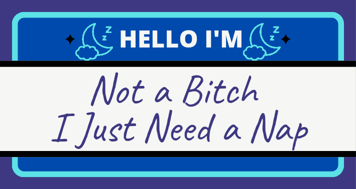 Sarcastic Nametag Pin