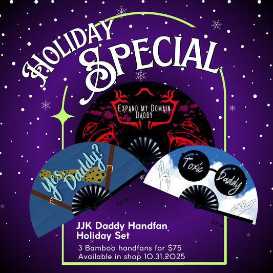 JJK -Daddy Hand Fan Trio