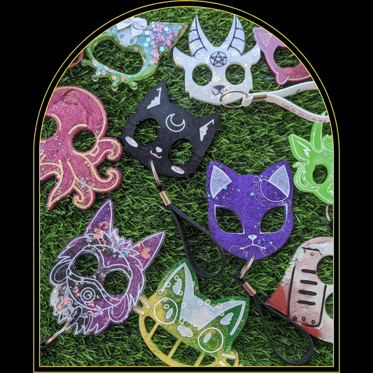 SlyveonThis 3.5" tall keychain is the perfect addition to your Pokemon team or just a fantastic touch on your keyring. Made from food safe and heat safe resin, this little Witchin Waifu