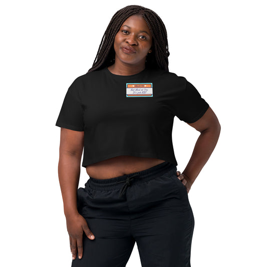 Hello I'm Women’s crop topThis crop top is made of 100% combed cotton, which makes the shirt extremely soft and more durable than regular cotton shirts. The relaxed fit and dropped shoulders Witchin Waifu