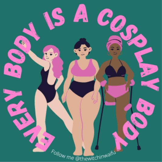 Cosplay Body StickerWitchin Waifu
