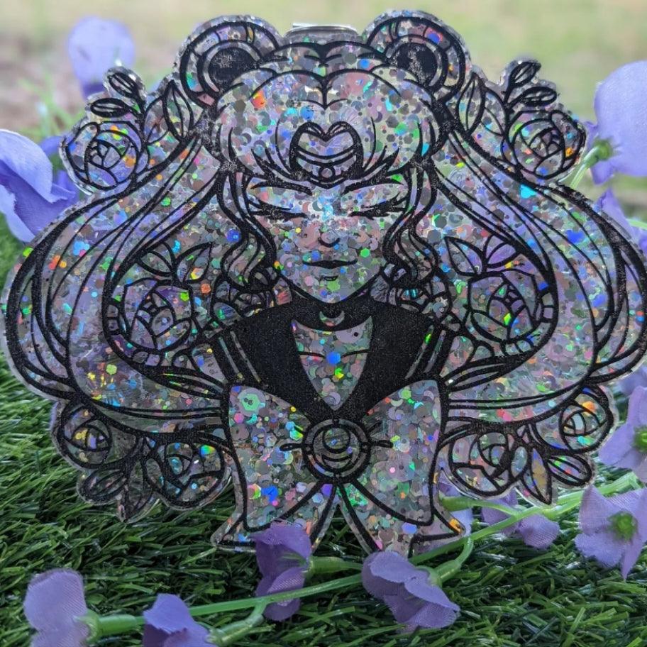 Moon Mama Wall ArtIn the name of love and justice... take home your own Sailor senshi .This 3x5" food touch safe epoxy resin piece is the perfect way to make any room more magical.TheWitchin Waifu