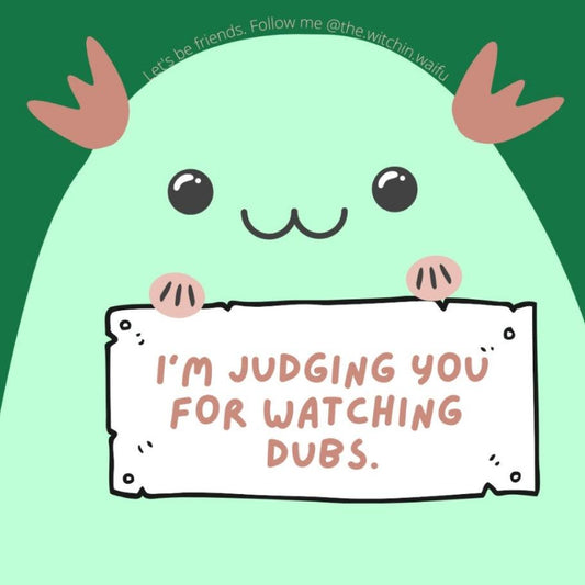 Judging You StickerAdd a touch of humor and sass to your everyday items with the Judging You sticker! This high-quality vinyl sticker features a bold and eye-catching design that will Witchin Waifu